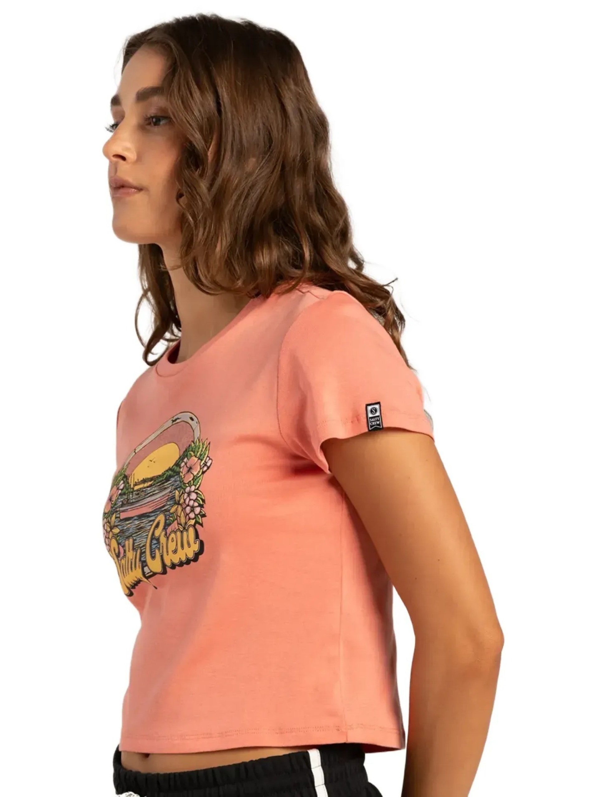 Salty Crew On Vacation Baby Tee