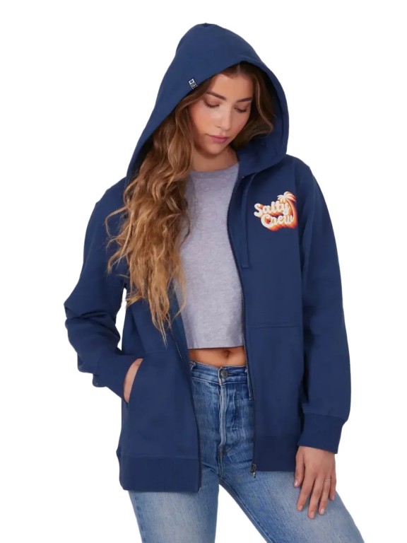 Zip Sweat Salty Crew Salty Seventies Zip Sweat Salty Crew Salty Seventies