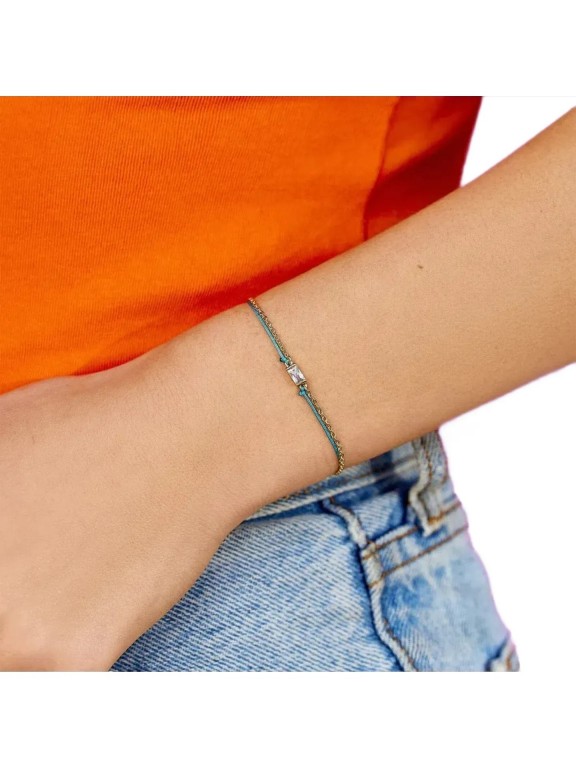 Pura Vida Dainty String & Chain Slider Bracelet Pura Vida Dainty String & Chain Slider Bracelet