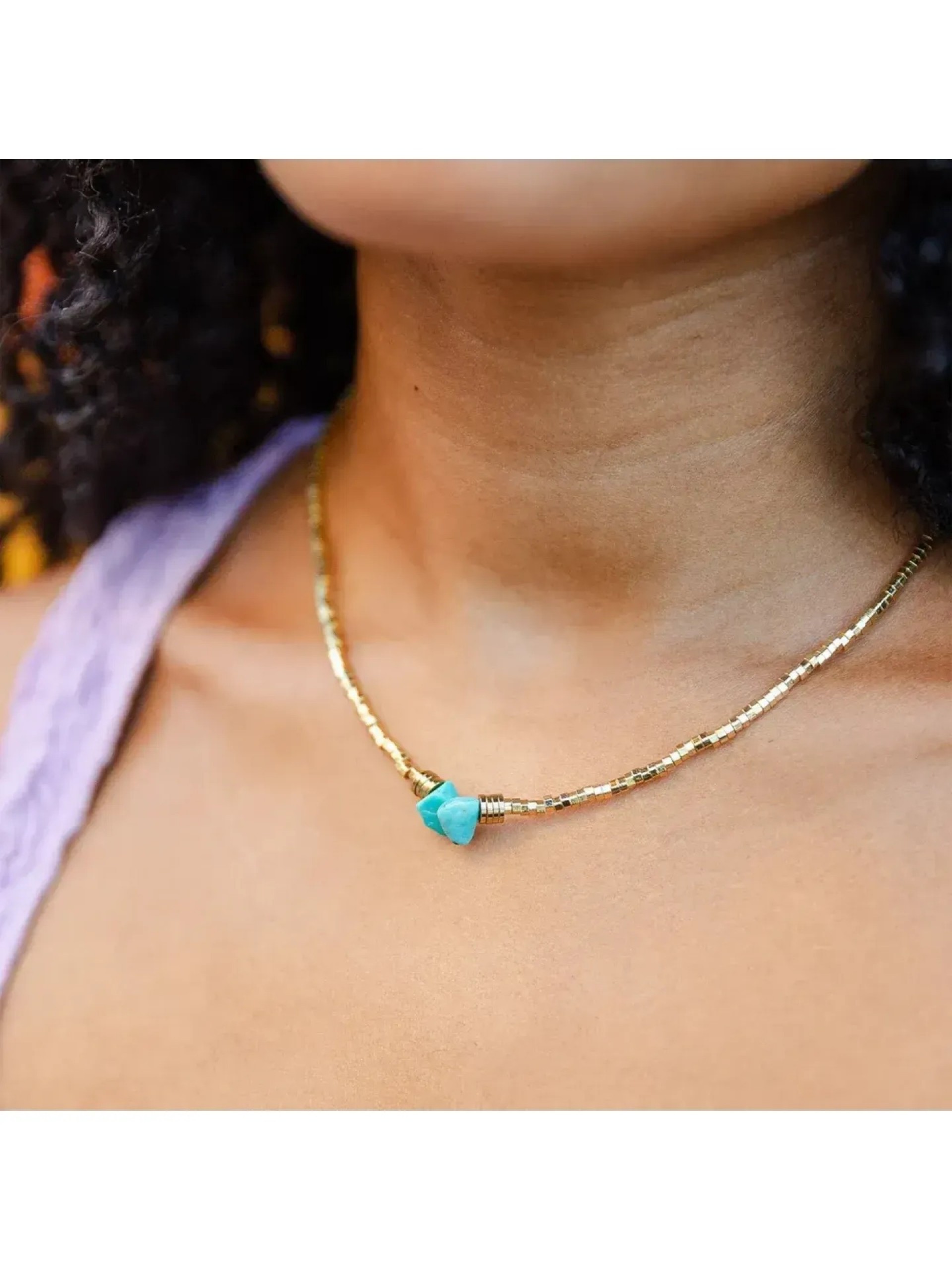 Pura Vida Golden Touch Choker