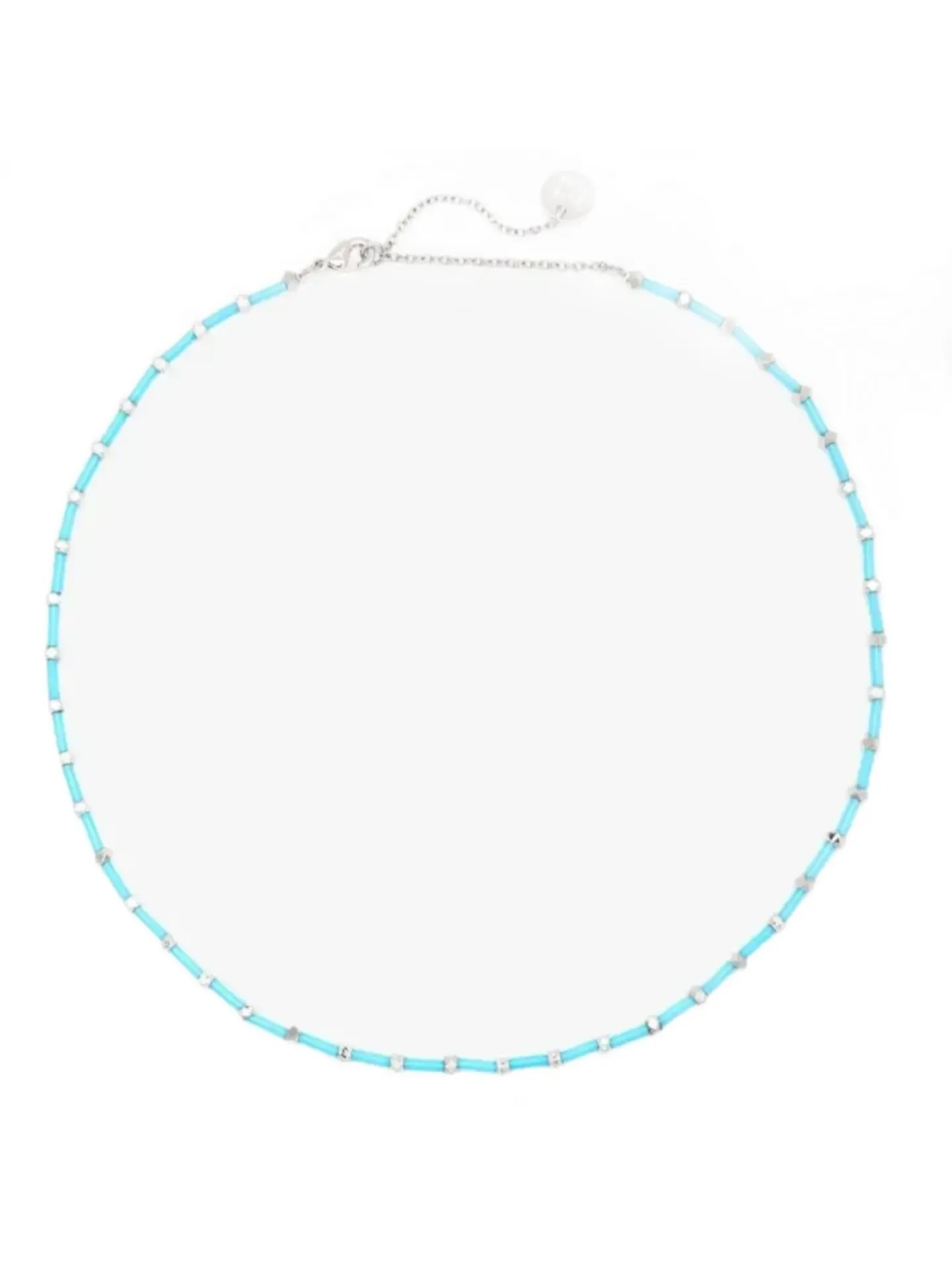 Pura Vida Tube Bead Silver Choker