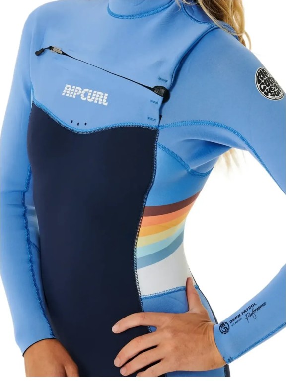 Fato de Surf Rip Curl Dawn Patrol 3/2 Gb Chest Zip SUB