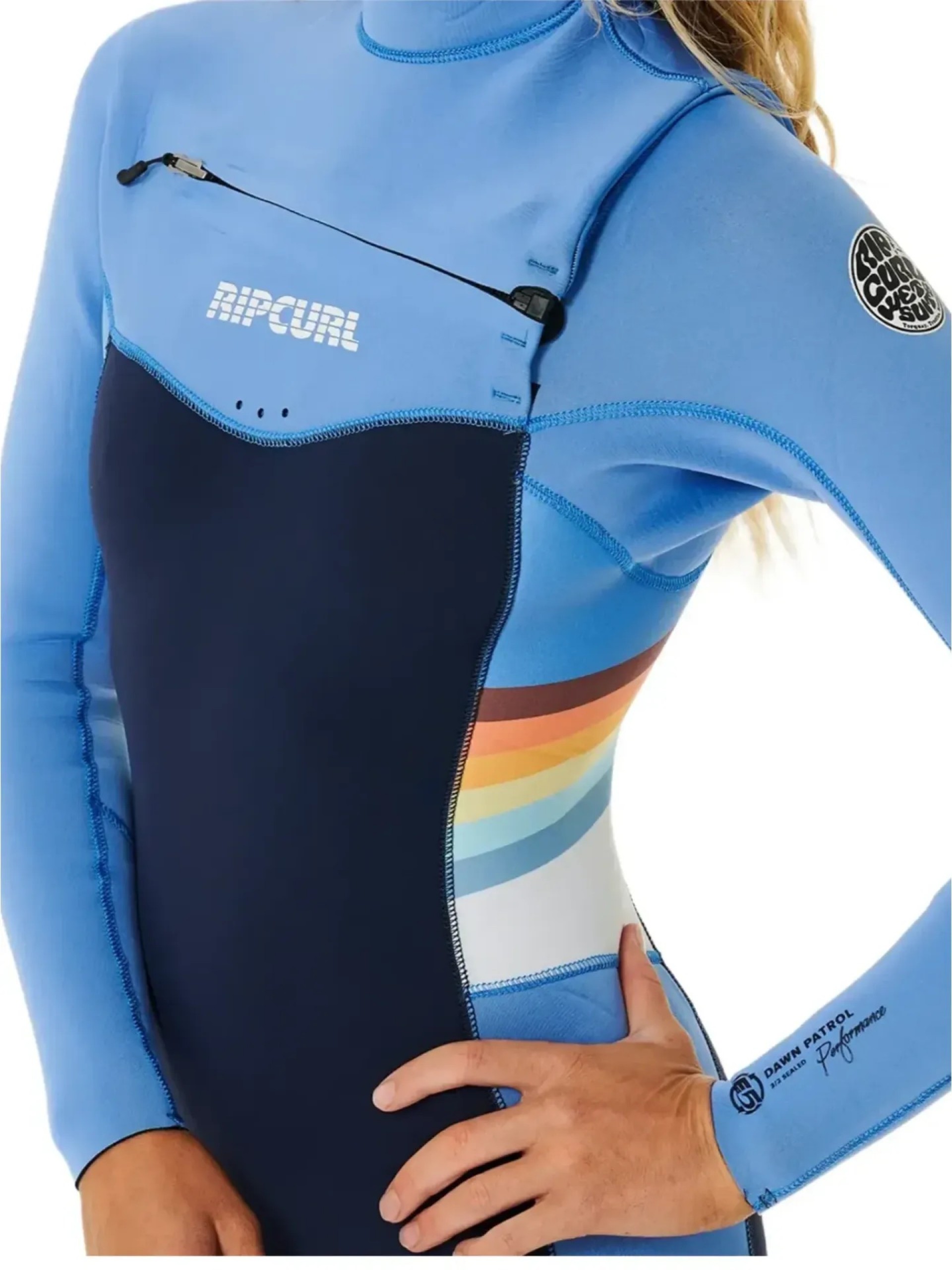 Fato de Surf Rip Curl Dawn Patrol 3/2 Gb Chest Zip SUB