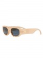 Chpo Brooklyn Milky Tea / Grey Sunglasses