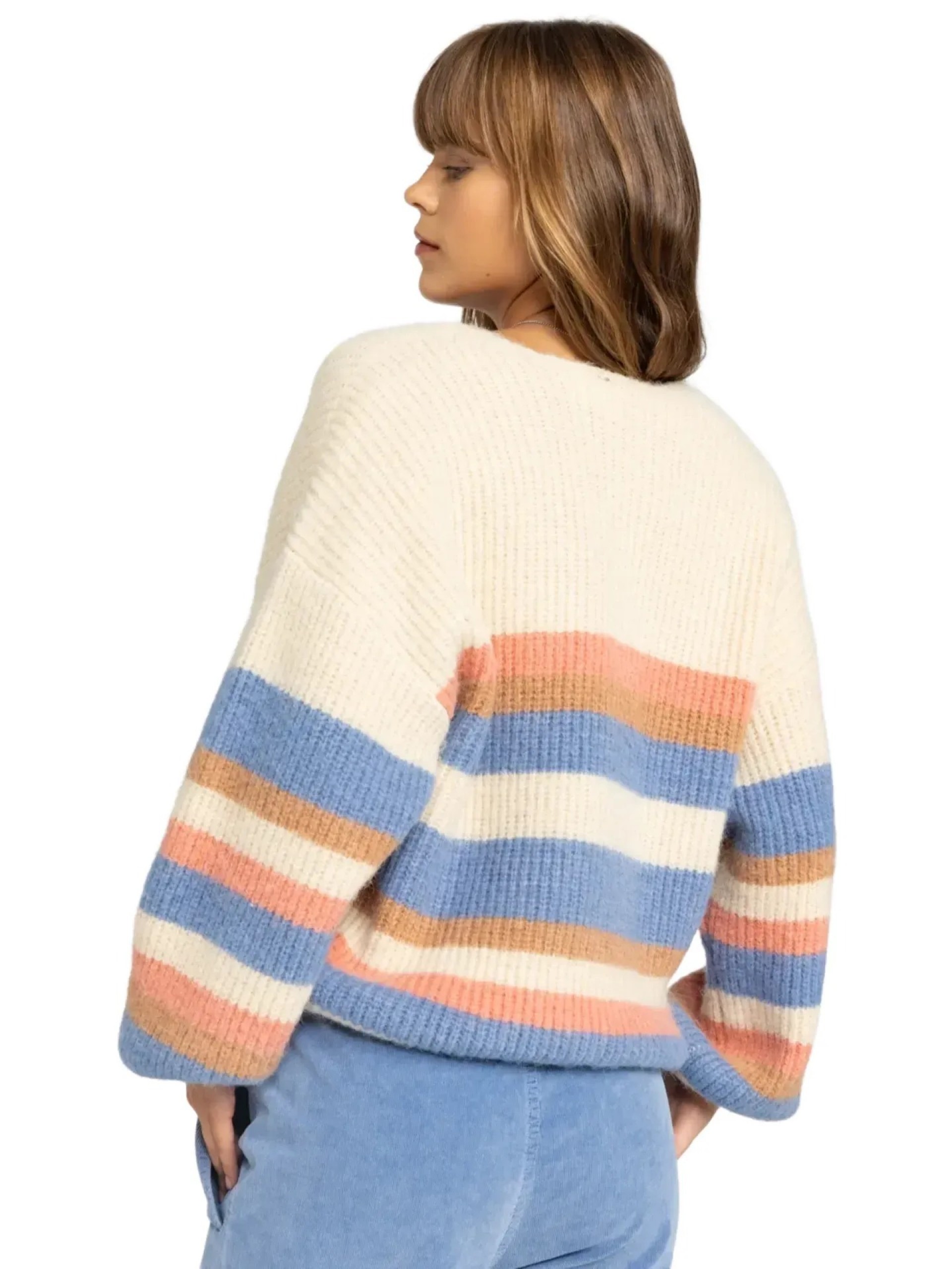 Roxy Marble Tiles Stripe Knit Jacket