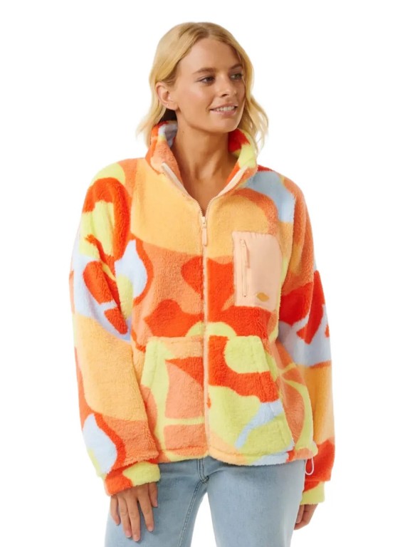 Casaco com Zip Rip Curl High Tide Polar Fleece Casaco com Zip Rip Curl High Tide Polar Fleece