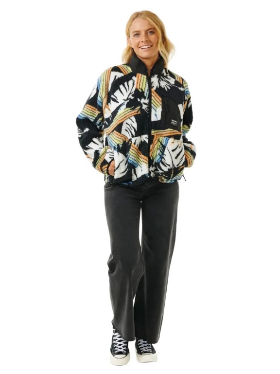Casaco com Zip Rip Curl High Tide Hoffman Polar Fleece Casaco com Zip Rip Curl High Tide Hoffman Polar Fleece