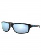 Oakley Gibston Matte Black Deep Water Polarized Sunglasses