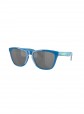 Oakley Frogskins Hi Res Polished Sapphire Prizm Black Sunglasses