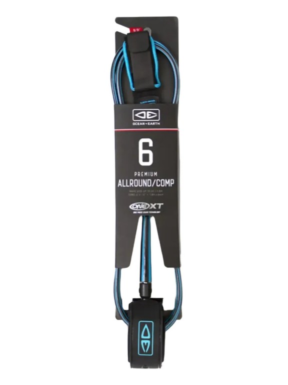 Ocean & Earth Premium Allround Comp 6'0 One-XT Surfboard Leash Ocean & Earth Premium Allround Comp 6'0 One-XT Surfboard Leash
