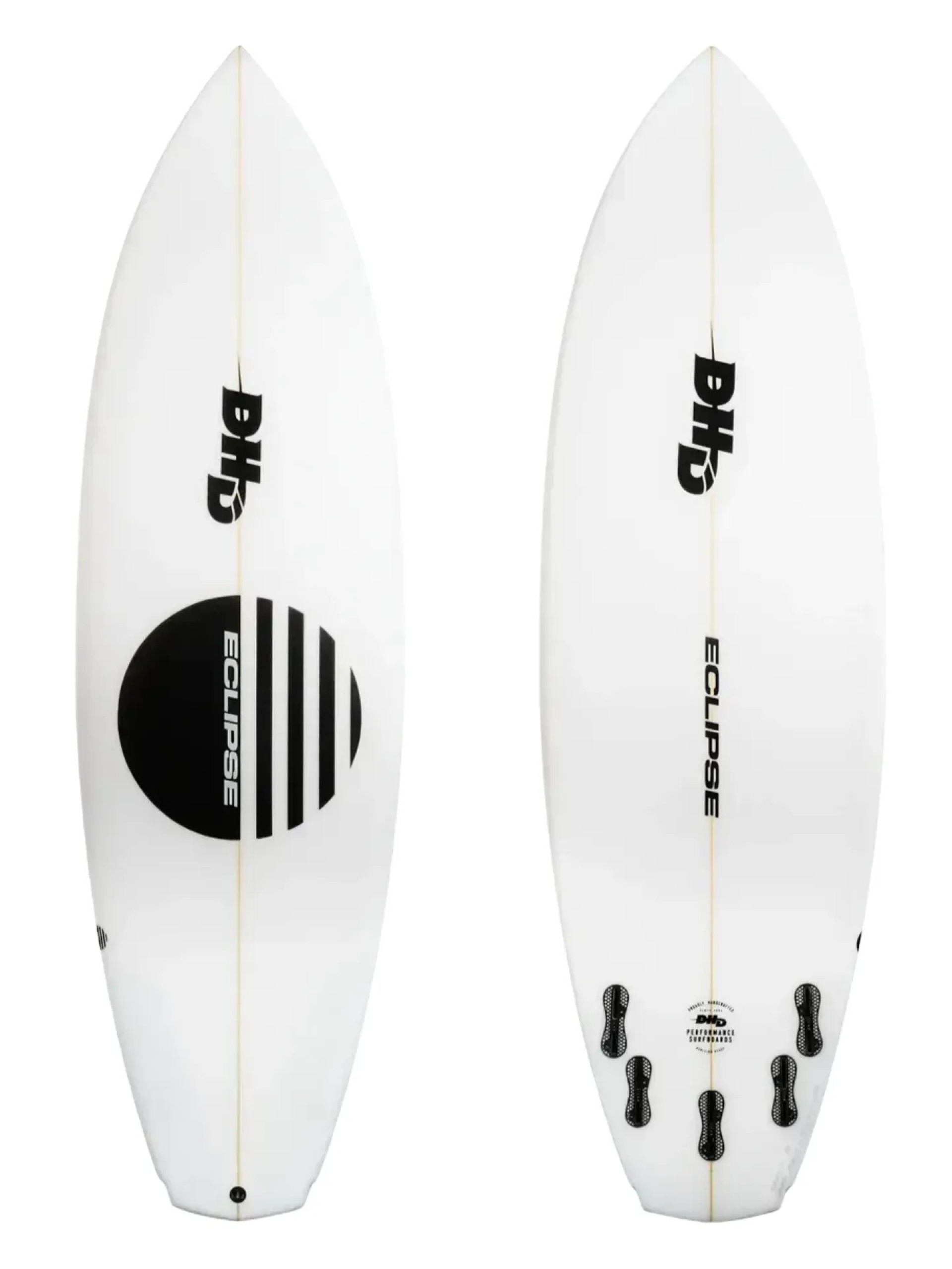 DHD MF Eclipse 5'10" FCS II Surfboard
