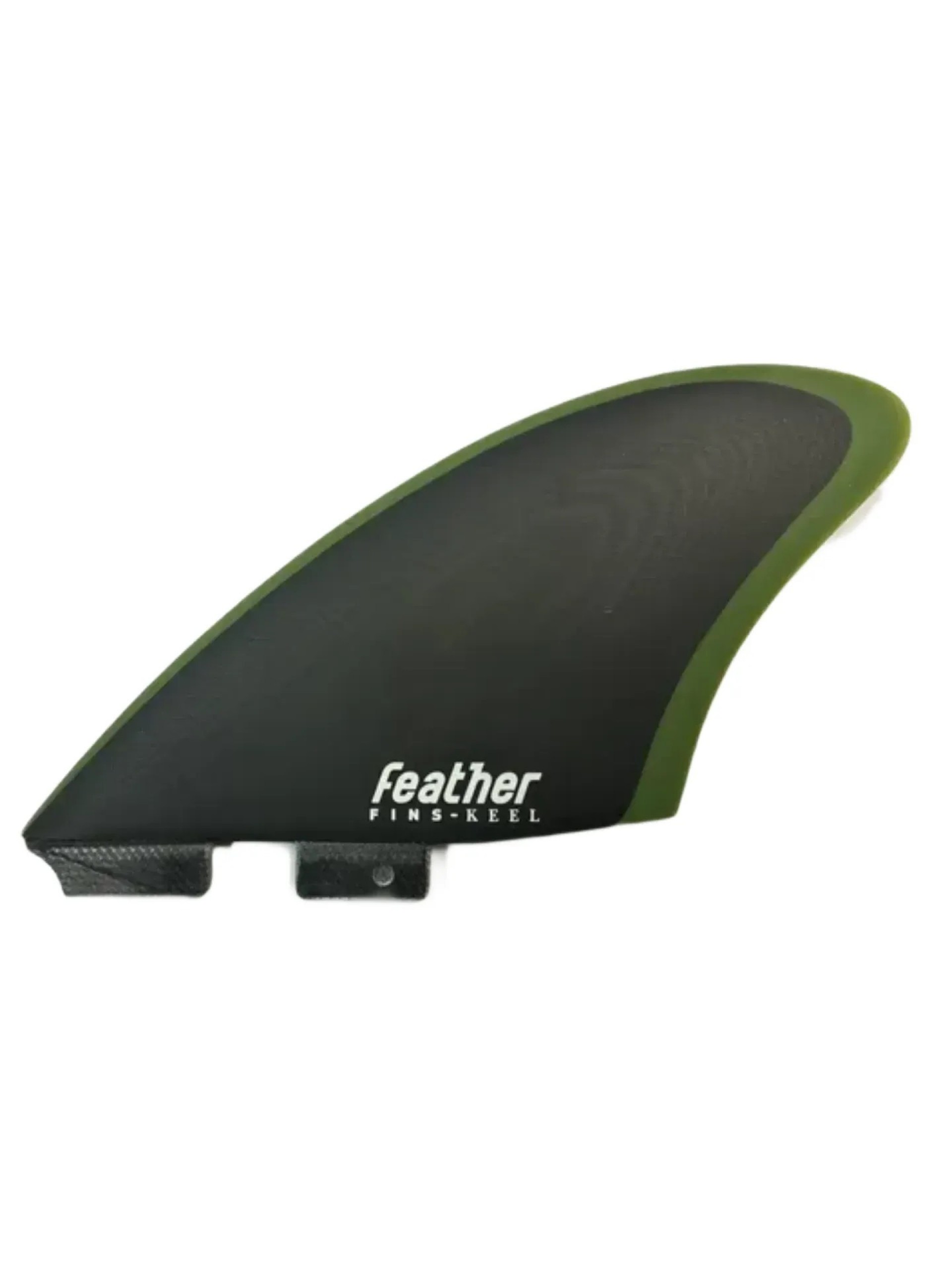 Feather Fins Twin Fin Keel S2 Camo Green
