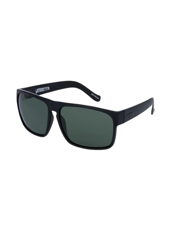 Carve Vendetta Matte Black w/ Green Polarized Sunglasses Carve Vendetta Matte Black w/ Green Polarized Sunglasses