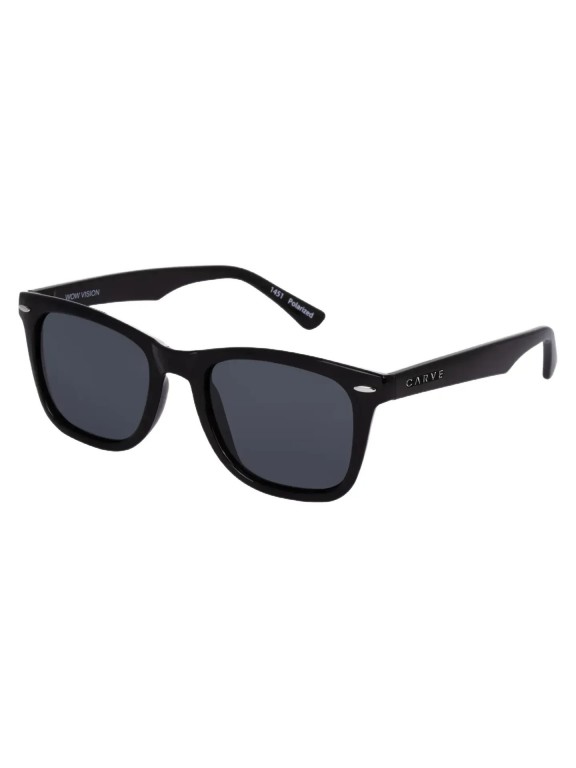 Carve Wow Vision Gloss Black Polarized Sunglasses Carve Wow Vision Gloss Black Polarized Sunglasses