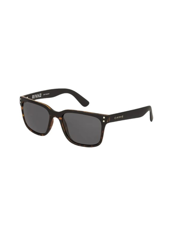 Carve Rivals Matte Tortoise w/ Black Polarized Sunglasses Carve Rivals Matte Tortoise w/ Black Polarized Sunglasses