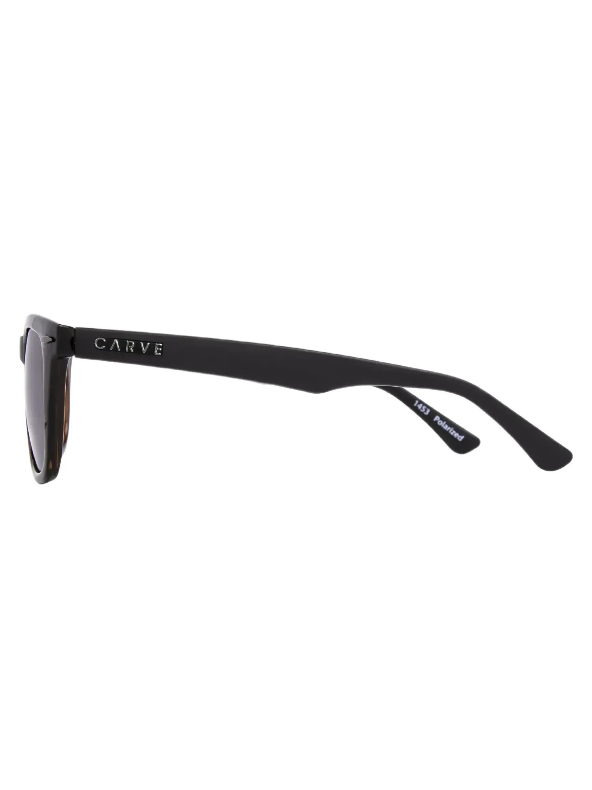 Carve Wow Vision Tortoise w/ Matte Black Polarized Sunglasses