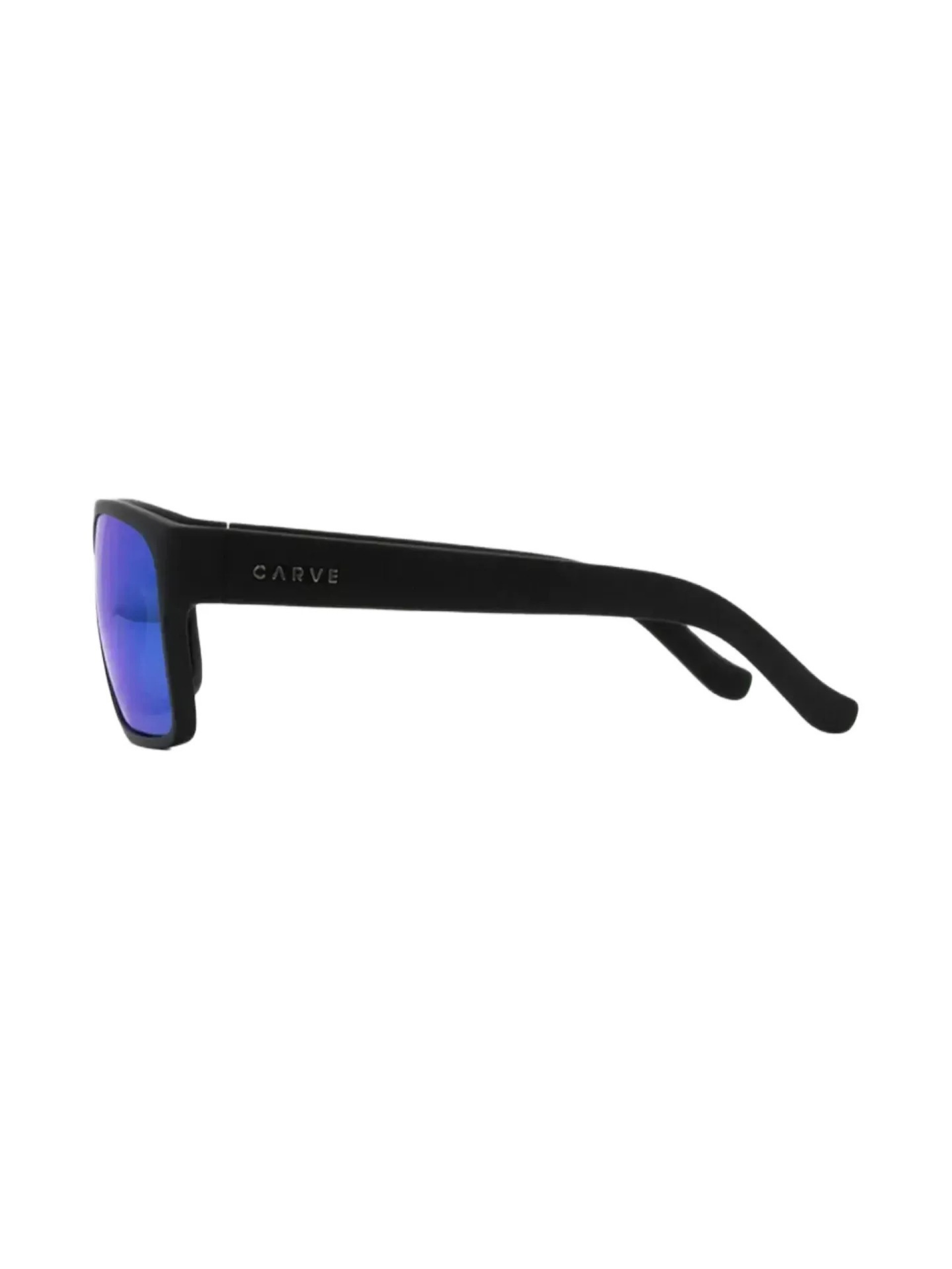 Carve Vendetta Matte Black w/ Blue Iridium Polarized Sunglasses