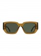 Carve Catapult Crystal Dark Sand w/ Green Sunglasses