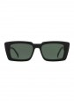 Carve Ziggy Matte Black w/ Green Polarized Sunglasses