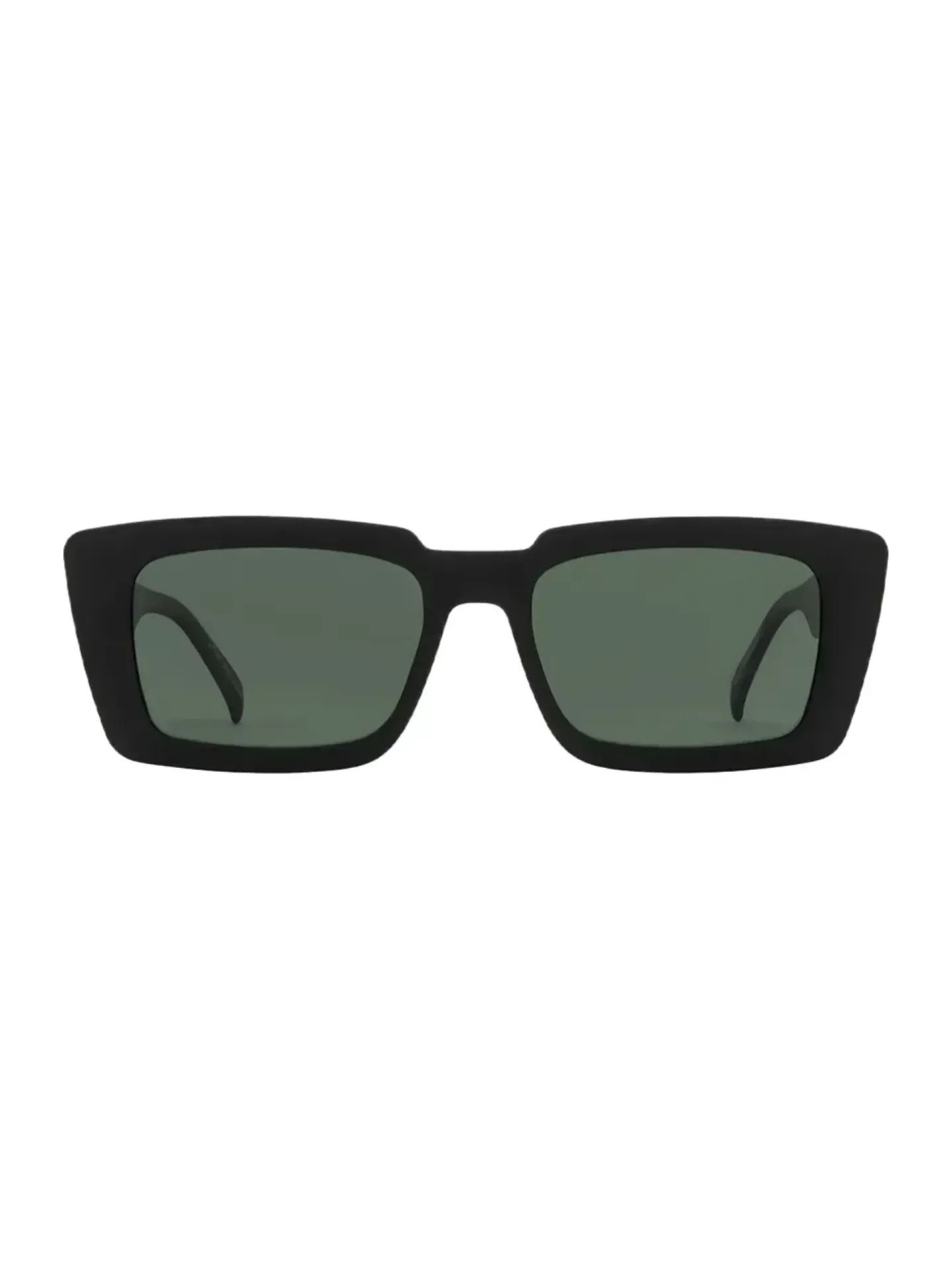 Carve Ziggy Matte Black w/ Green Polarized Sunglasses