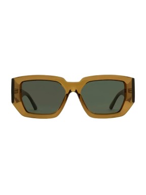 Carve Catapult Crystal Dark Sand w/ Green Sunglasses