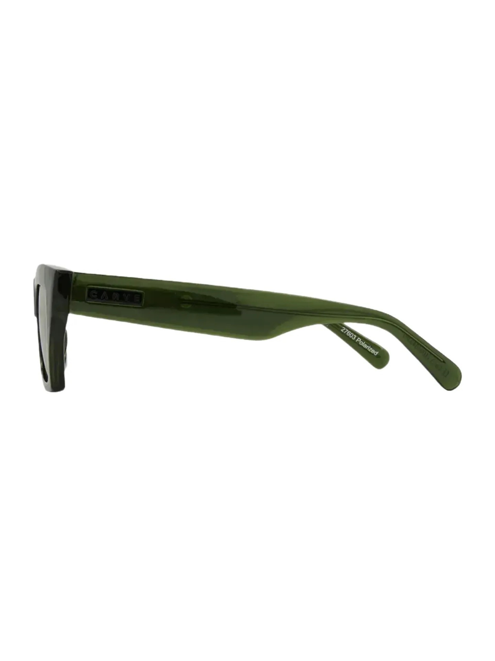 Carve Solis Crystal Green w/ Green Polarized Sunglasses