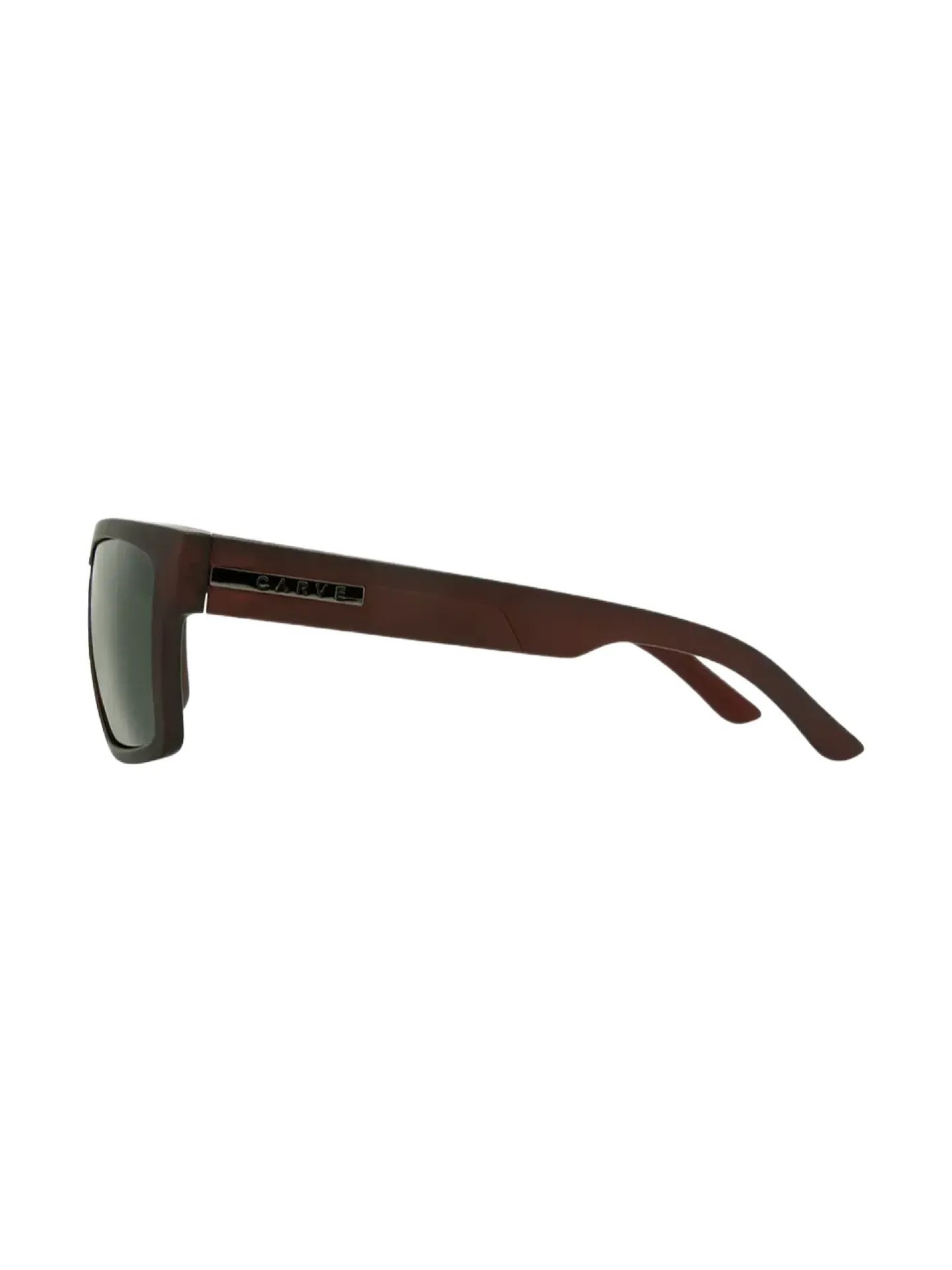 Carve Volley XL Matte Translucent Brick w/ Green Sunglasses