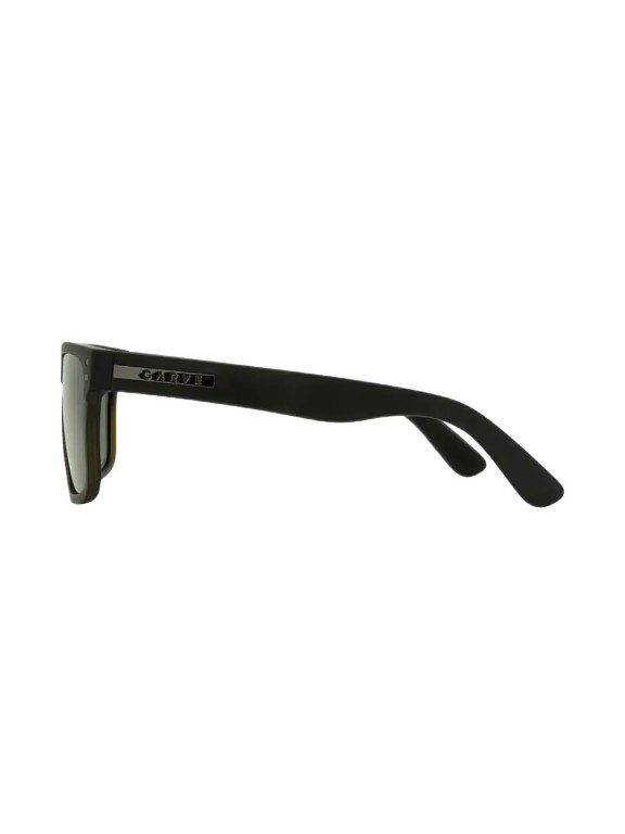 Carve Rivals XL Matte Black to Olive Streak w/ Green Sunglasses Carve Rivals XL Matte Black to Olive Streak w/ Green Sunglasses