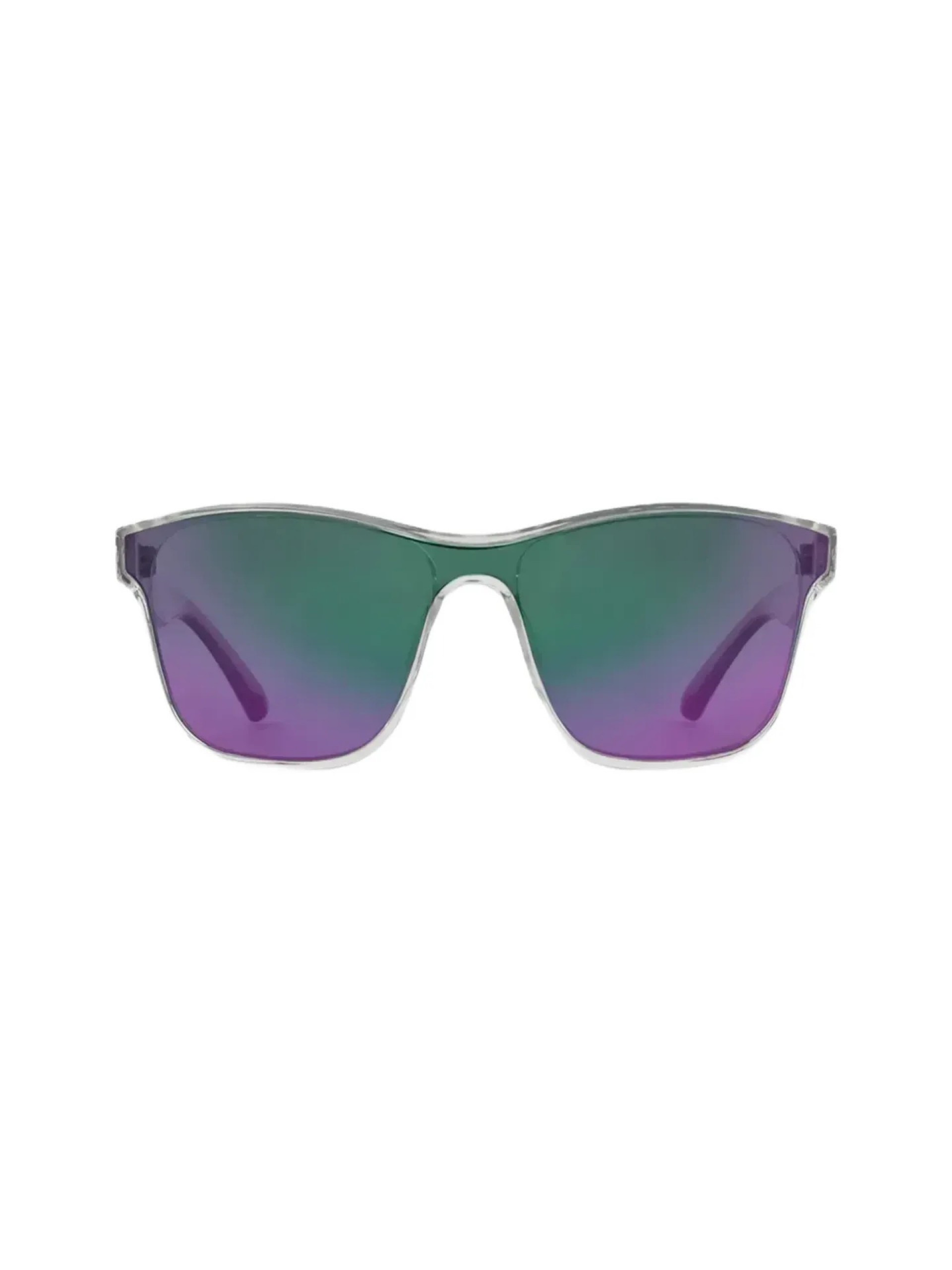 Carve Riot Crystal Clear w/ Purple Iridium Sunglasses