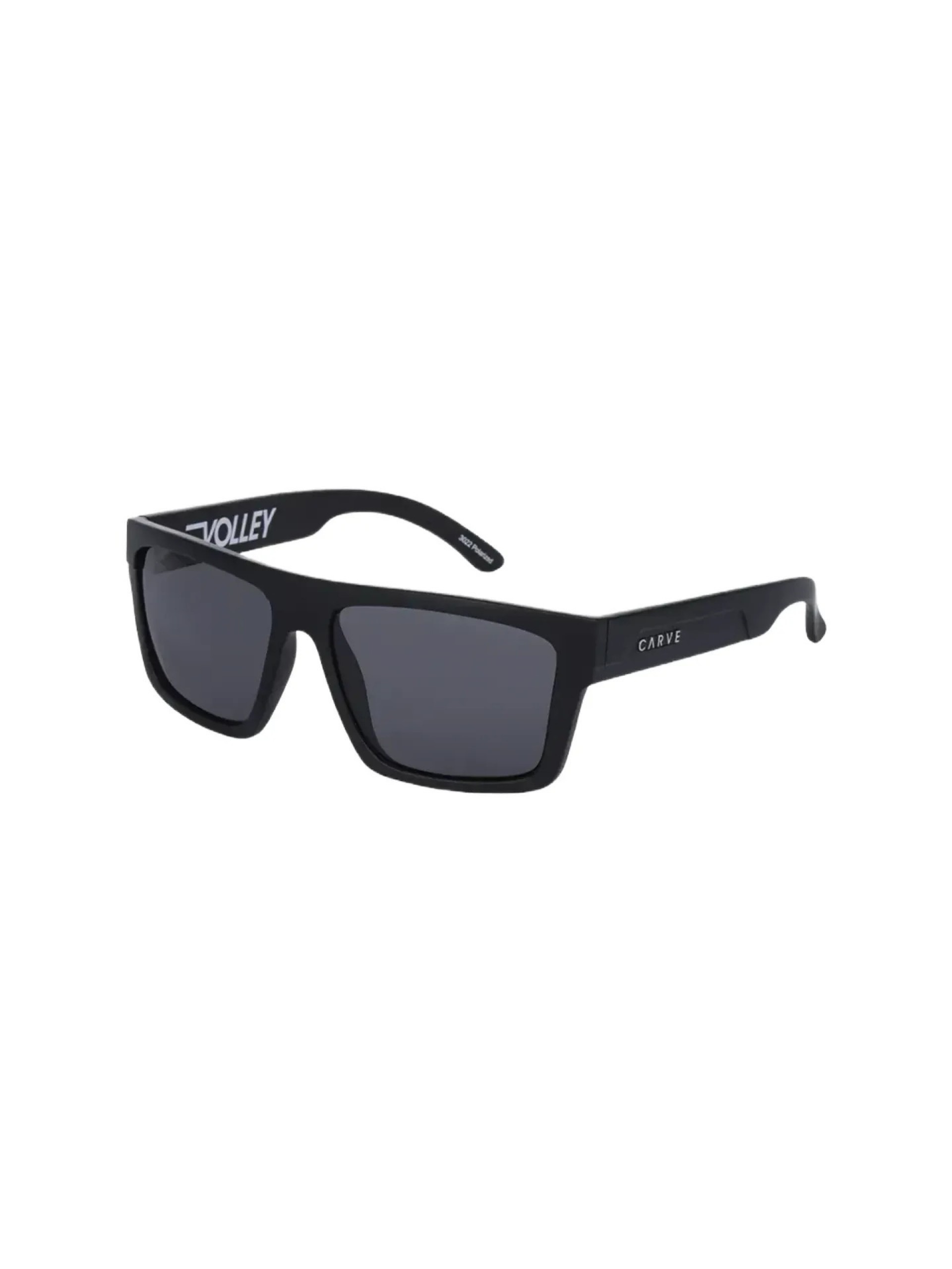 Carve Volley Matte Black Polarized Sunglasses