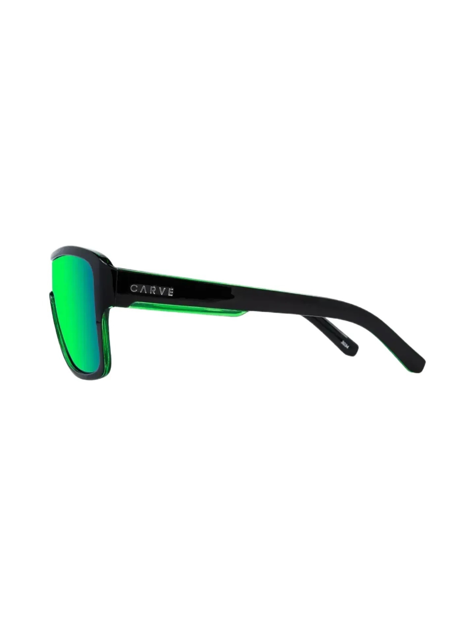 Carve Anchor Beard Black w/ Green Iridium Sunglasses