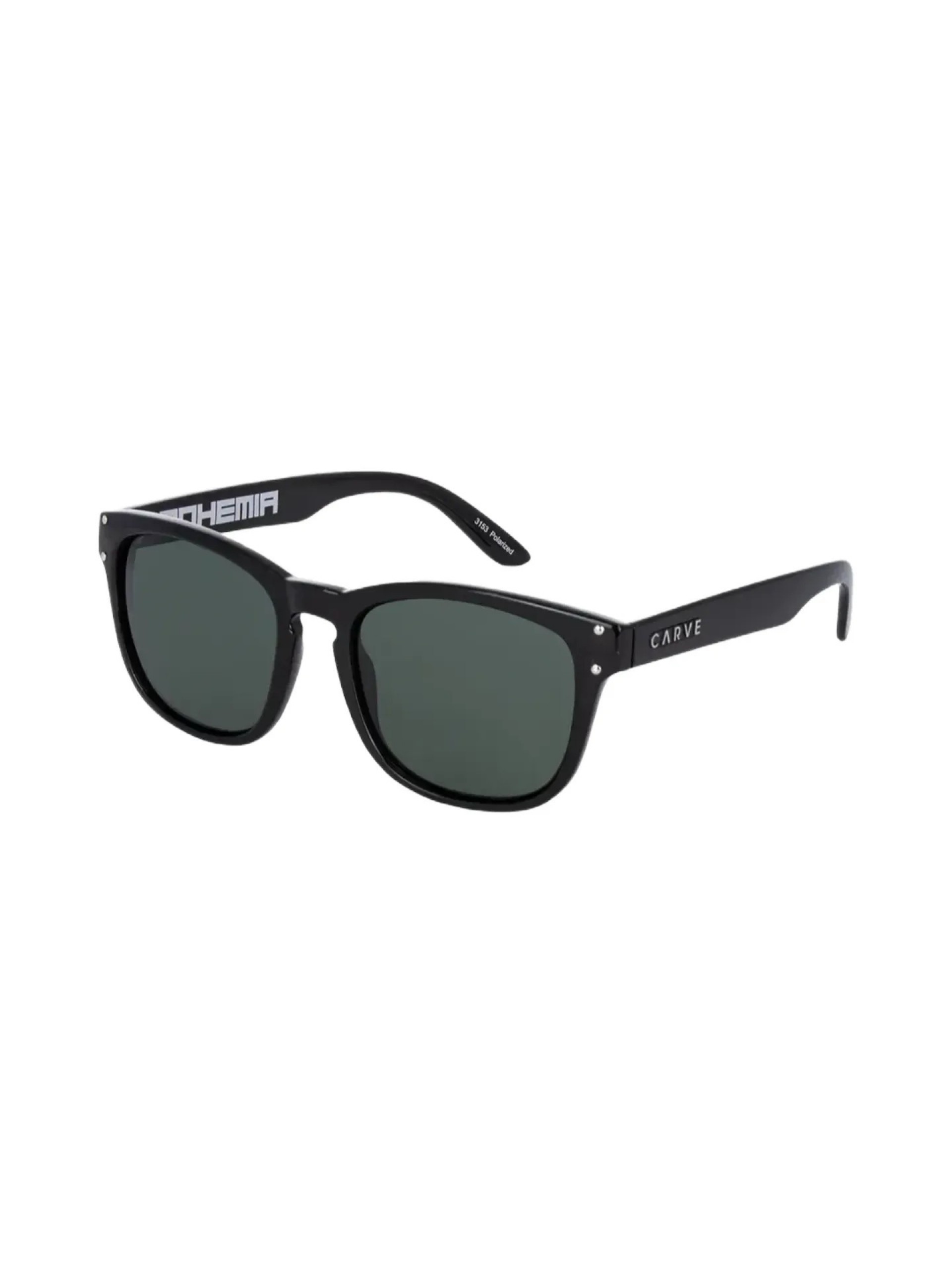 Óculos de Sol Carve Bohemia Black w/ Green Polarized