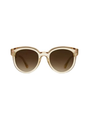 Carve Harpo Gloss Translucent Chai Tea w/ Brown Gradient Sunglasses