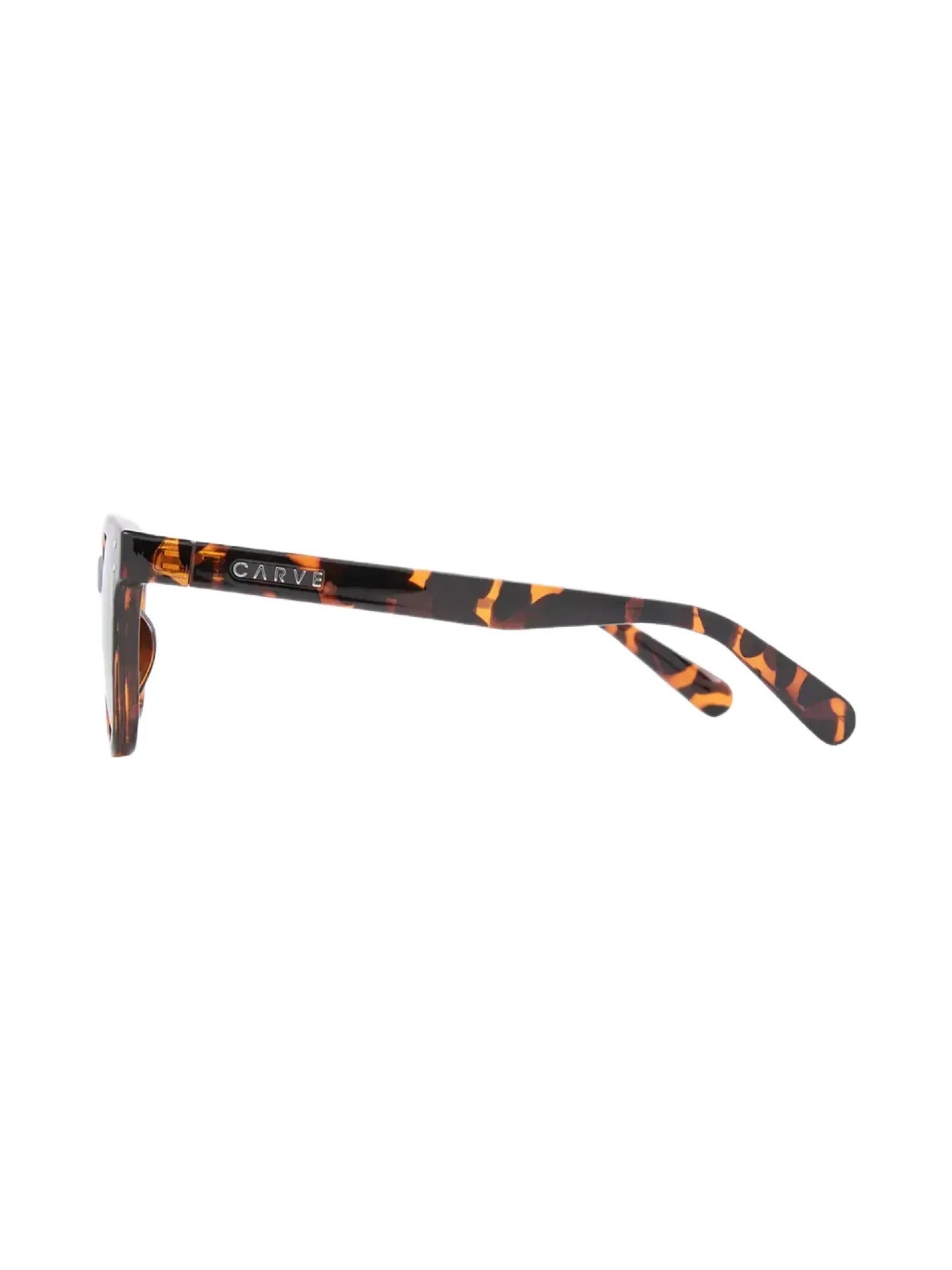Carve Homeland Tortoise w/ Green Polarized Sunglasses