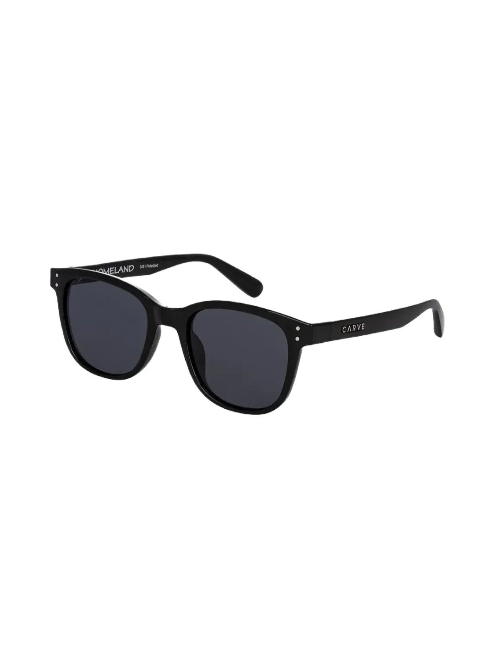 Carve Homeland Gloss Black w/ Grey Polarized Sunglasses