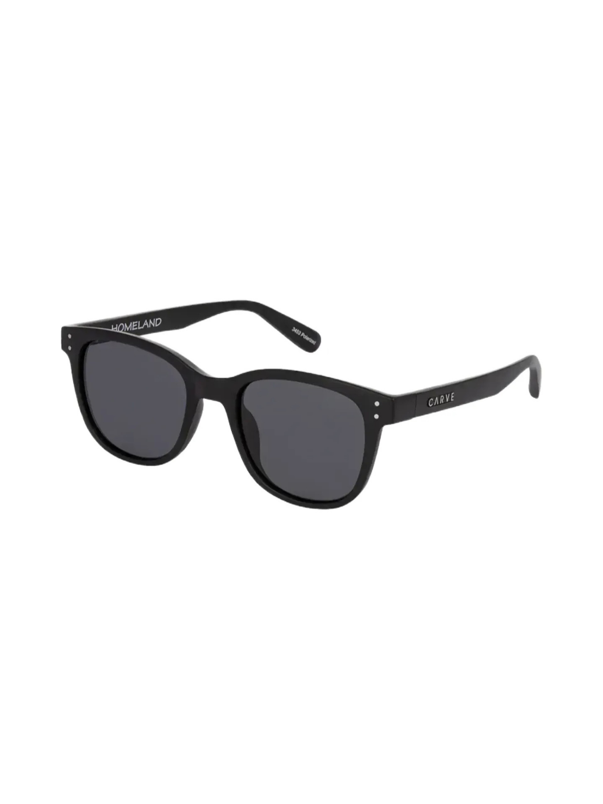 Carve Homeland Matte Black w/ Grey Polarized Sunglasses