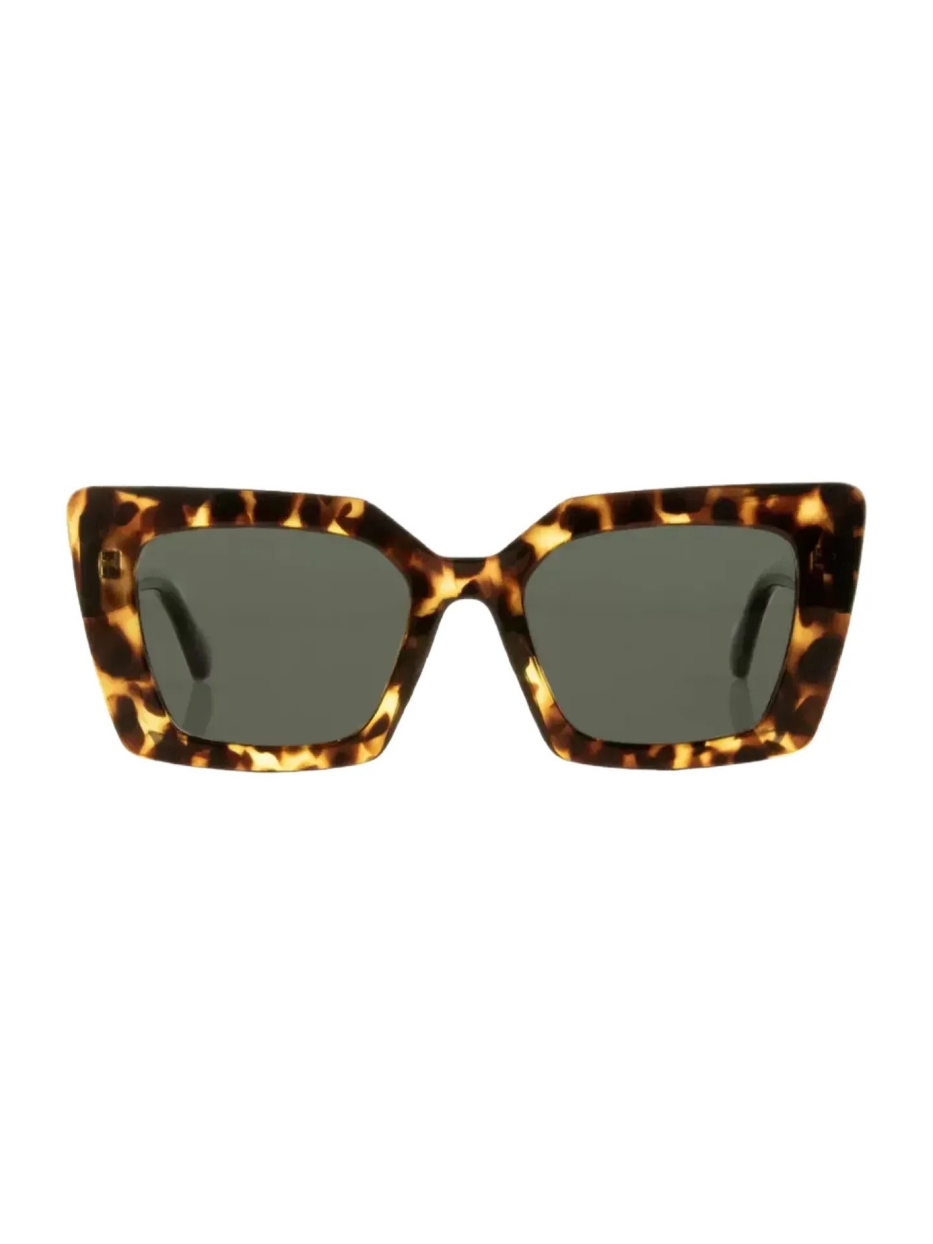 Carve Finley Yellow Tortoise w/ Black Temple Grey Sunglasses