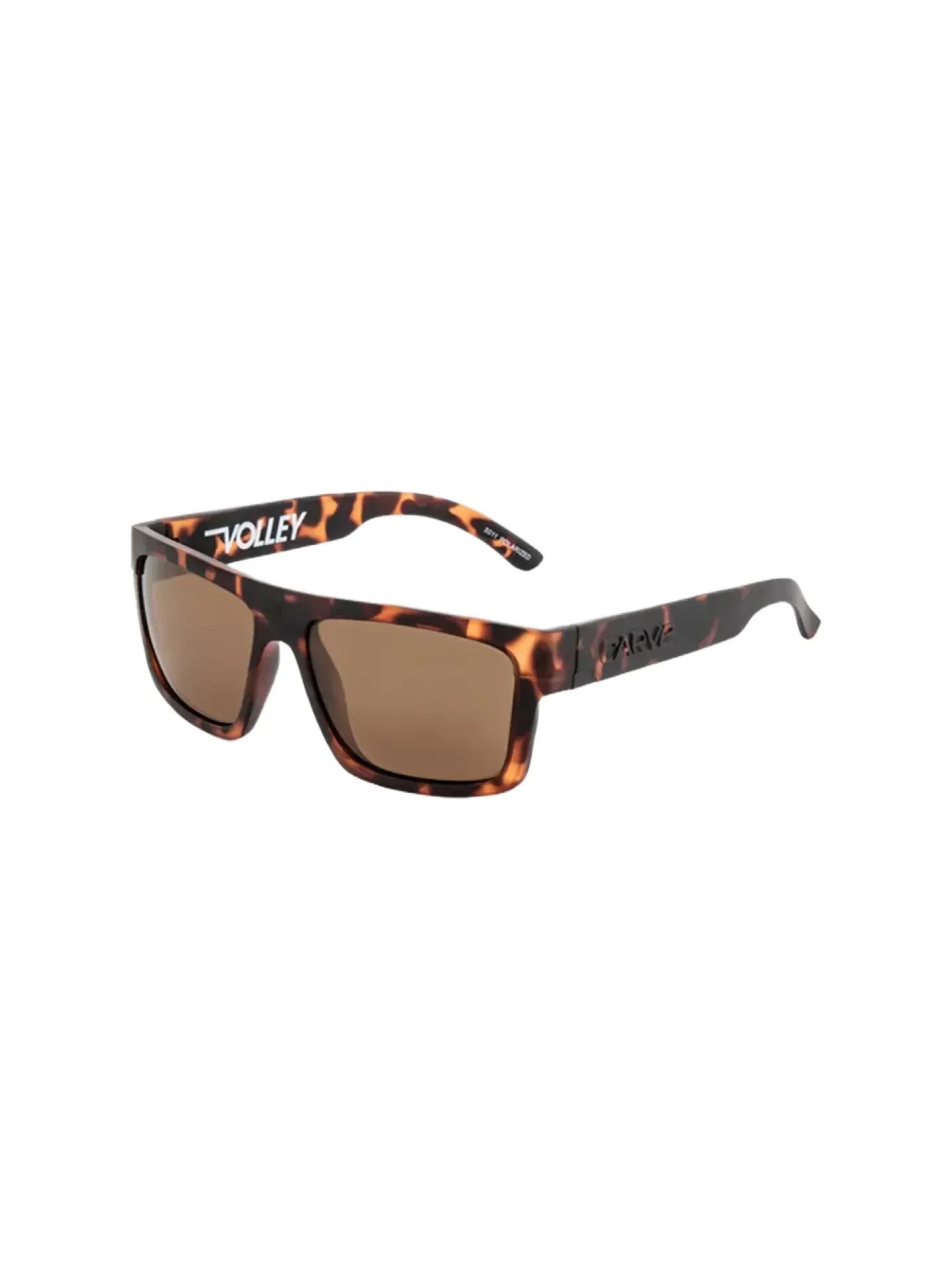 Carve Volley Matte Tortoise w/ Grey Injected Polarized Floating Sunglasses