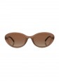 culos de Sol Carve Billie Gloss Translucent Nude w/ Brown