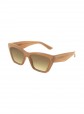 Carve Tahoe Gloss Translucent Nude w/ Gradient Brown Sunglasses