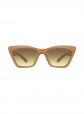 Carve Tahoe Gloss Translucent Nude w/ Gradient Brown Sunglasses