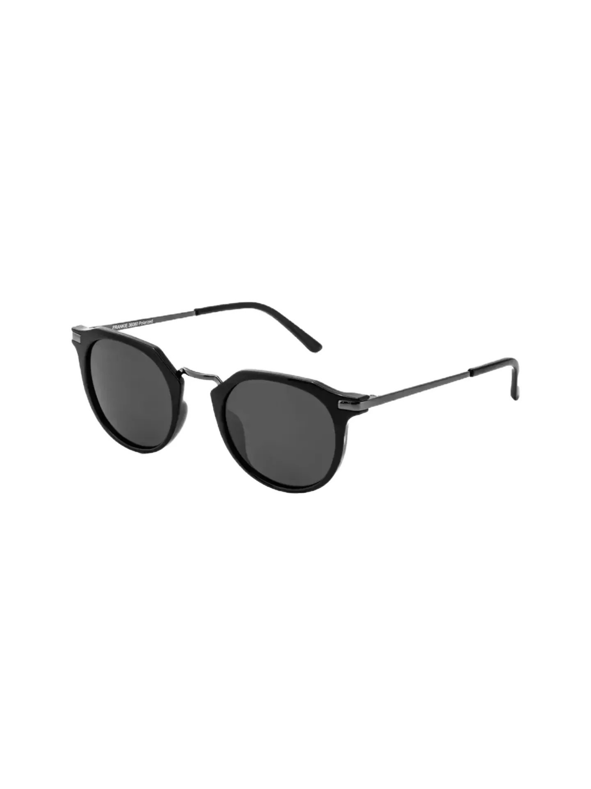 Carve Frankie Gloss Black w/ Dark Grey Polarized Sunglasses