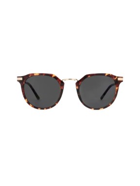 Carve Frankie Gloss Tortoise Gold Metal w/ Grey Sunglasses