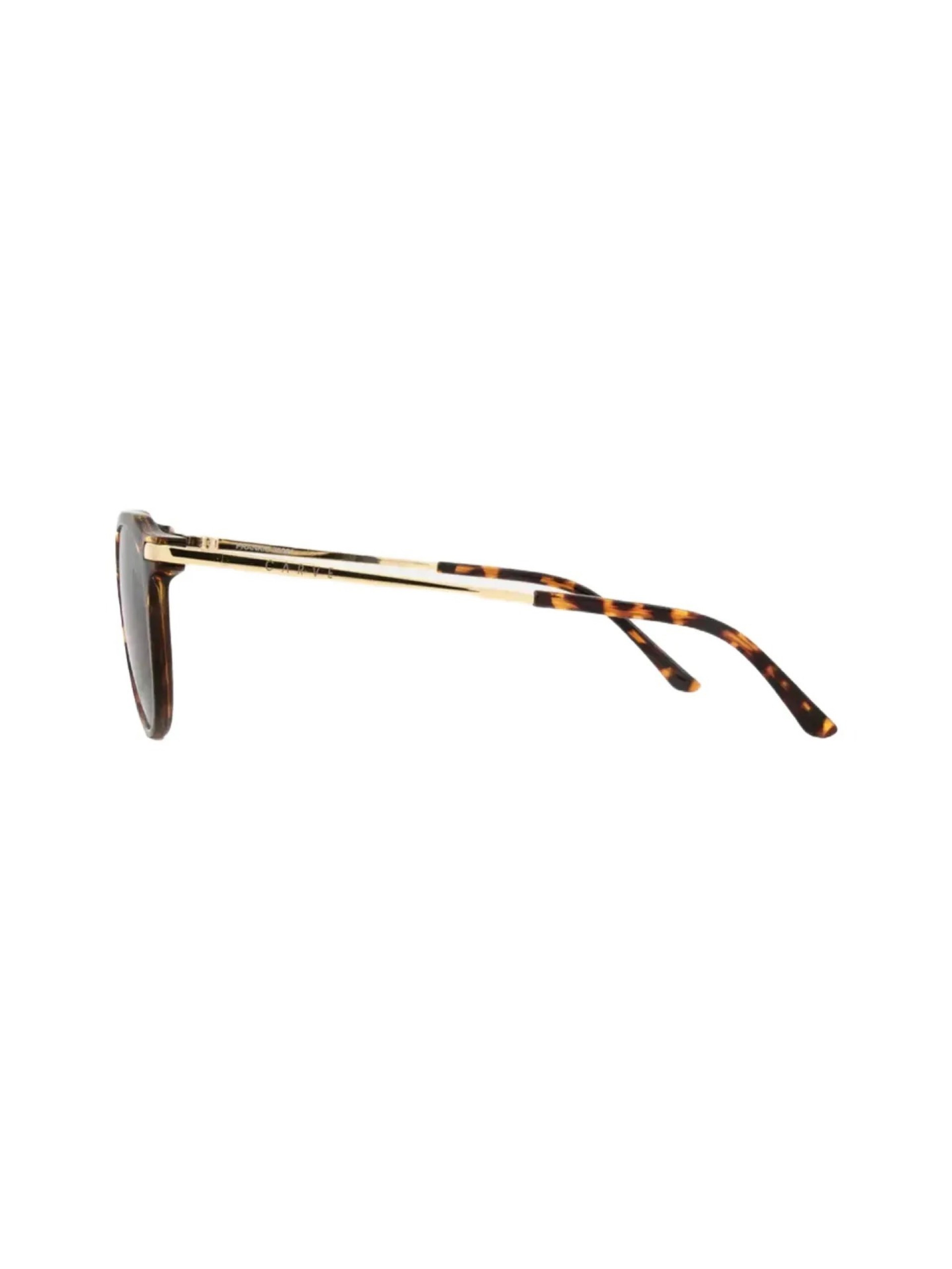 Carve Frankie Gloss Tortoise Gold Metal w/ Grey Sunglasses