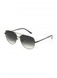 Carve Solana Gloss Black Metal Dark Grey w/ Clear Gradient Sunglasses
