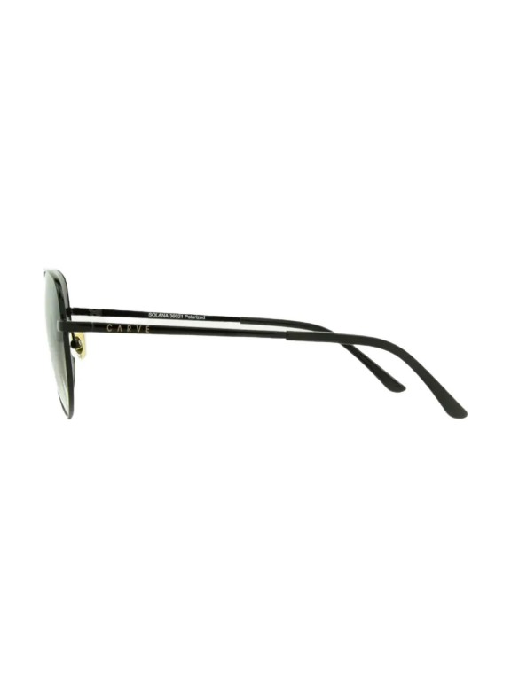 Carve Solana Gloss Black Metal Dark Grey w/ Clear Gradient Sunglasses Carve Solana Gloss Black Metal Dark Grey w/ Clear Gradient Sunglasses