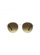 culos de Sol Carve Heidi Brushed Gold Metal w/ Gradient Brown