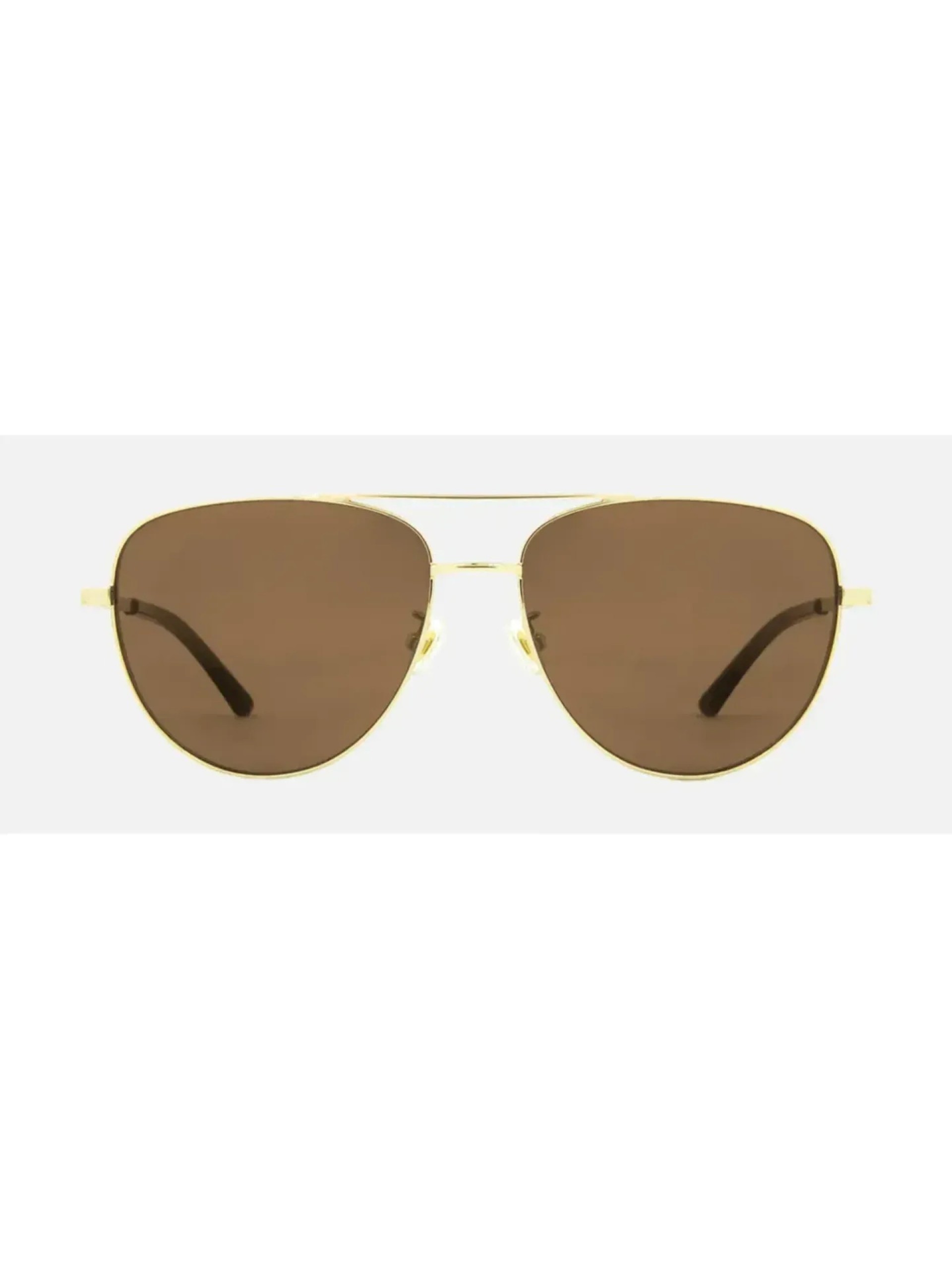 Carve Solana Gloss Gold Metal w/ Brown Polarized Sunglasses