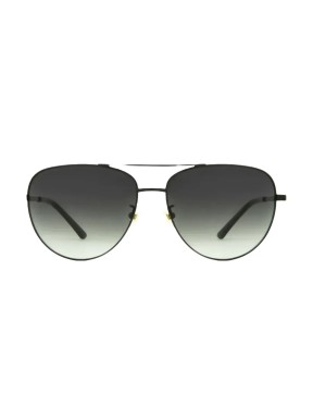 Carve Solana Gloss Black Metal Dark Grey w/ Clear Gradient Sunglasses