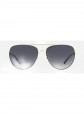culos de Sol Carve Solana Gloss Gold Black Metal w/ Gradient Grey